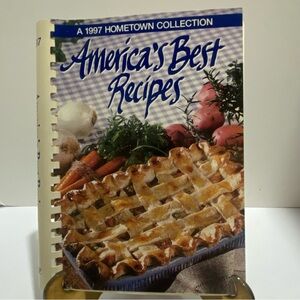 1997 America's Best Recipes Hometown Collection Cookbook Spiral Bound Oxmoor